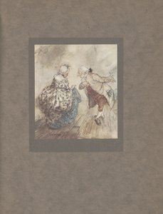 Then old Fezziwig stood out to dance with Mrs. Fezziwig, 1915 by Arthur Rackham